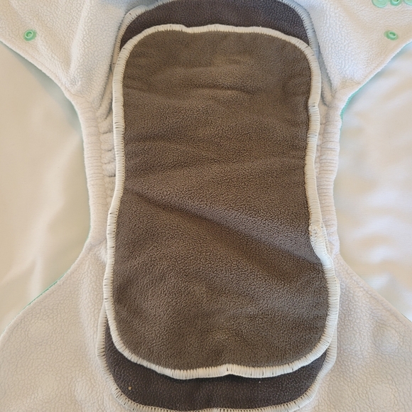 Mint Cloth Diaper - Picture 2 of 3